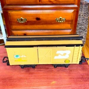 Vintage NY Central Lines RR Boxcar for Fragile Freight G Scale Sliding Door 1986